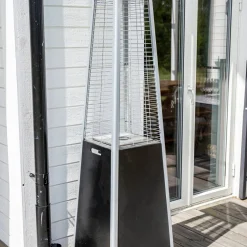 Hottie Square, Stående Gasolvärmare Utomhus i Aluminium