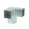 Hörnbeslag dubbelt - till 9x9 cm stolper