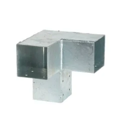 Hörnbeslag dubbelt - till 9x9 cm stolper