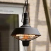 Indus RSH16, Infravärmare för Balkong & Terrass, Svart 3000W
