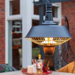 Indus RSH16, Infravärmare för Balkong & Terrass, Svart 3000W