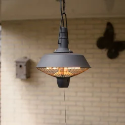 Indus RSH16, Infravärmare för Balkong & Terrass, Svart 3000W
