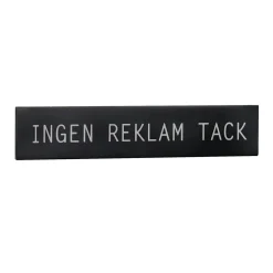 Ingen Reklam Tack
