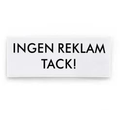 Ingen Reklam Tack