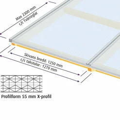 Isolux Opal Komplett Tak