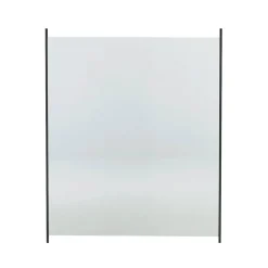 Klarglas med Aluminiumskena 1000 mm