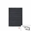 Klink med Beslag PEFC 100 x 125 cm Svart