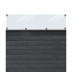 Klink Med Glas 174 x 163 cm