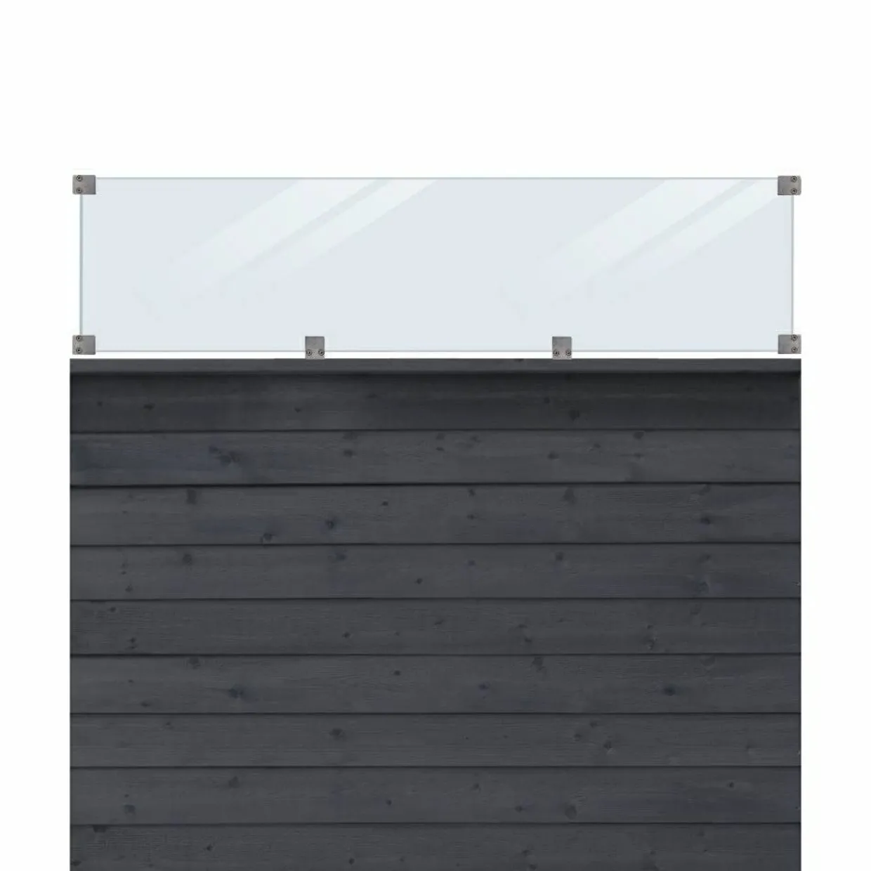 Klink Med Glas 174 x 163 cm