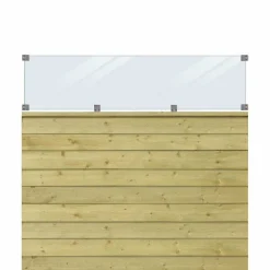 Klink Med Glas 174 x 163 cm
