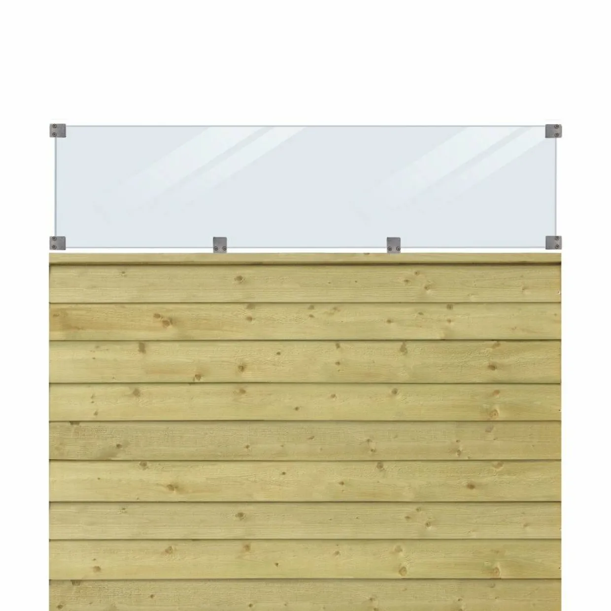 Klink Med Glas 174 x 163 cm