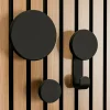 Kreativ 3-Pack Runda Knoppar+Krok Svart