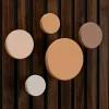 Kreativ 5-Pack Runda Knoppar Lj Beige/Beige/Brun/Offwhite