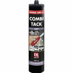 Lim & Fog 547 Combi Tack Svart 290 ml MS-hybrid polymer