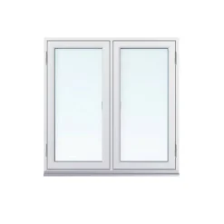 2-Luft Aluminiumbeklätt Trä 3-Glas
