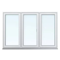 2-Luft Aluminiumbeklätt Trä 3-Glas