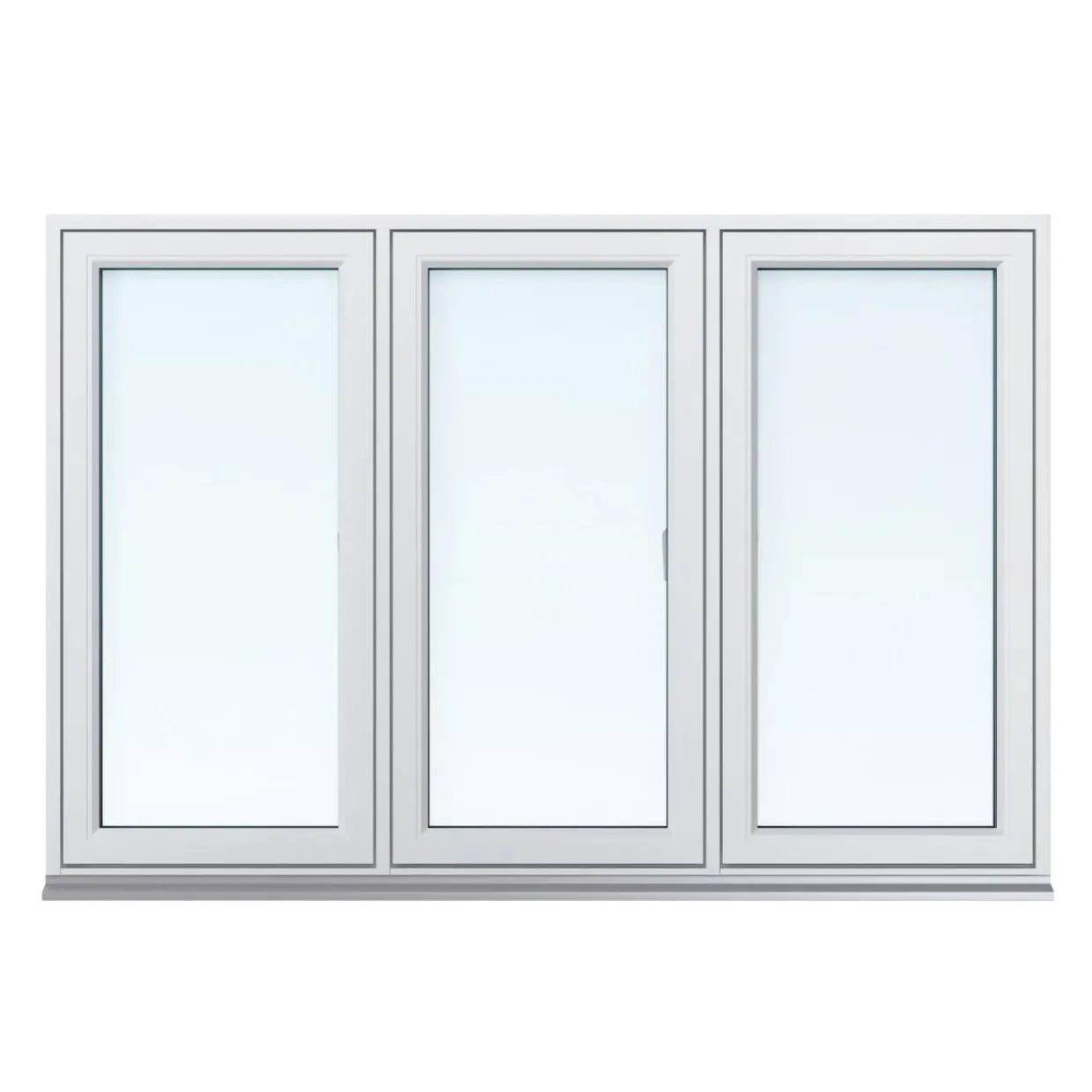 2-Luft Aluminiumbeklätt Trä 3-Glas