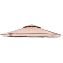 Luxor 6-kantigt Solskydd Ø400 cm Beige