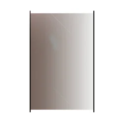 med Aluminiumskena Rökfärgat 100x150
