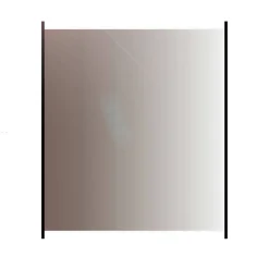 med Aluminiumskena Rökfärgat 90x100