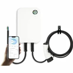 med Laddkabel Premium EV Type2 11kW (6m kabel)