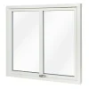 Med Mittpost 3-Glas Alumnium