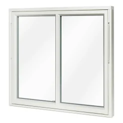 Med Mittpost 3-Glas Alumnium