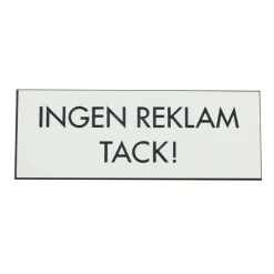 Millers Dekal Ingen Reklam