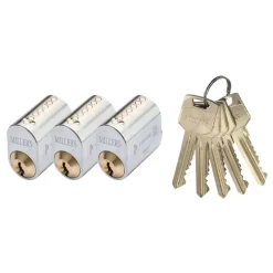 Millers 71237 Oval 3 lås 5 nycklar