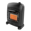 Miniflame Svart Portabel Gasolvärmare