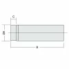 1000 mm Svart 120