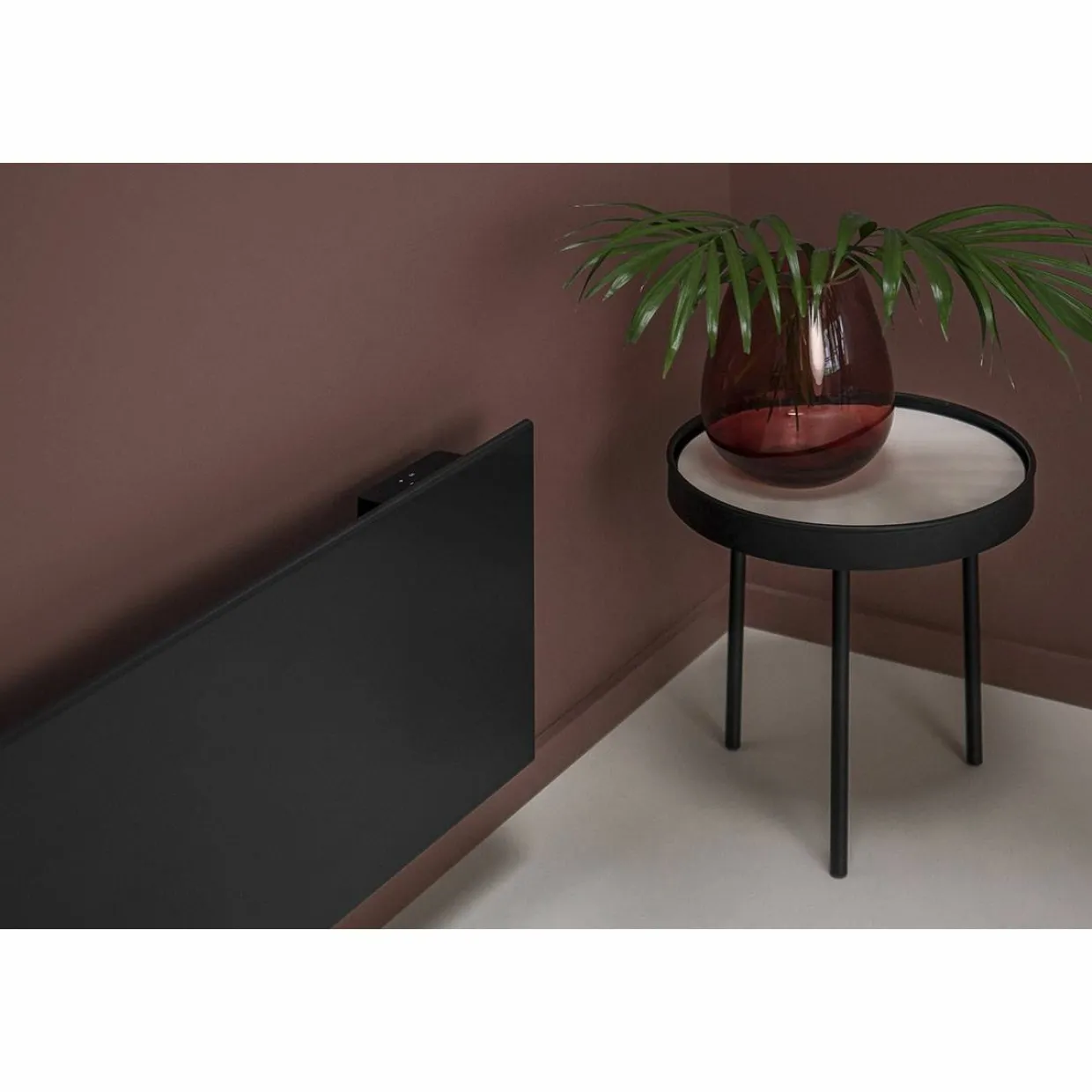 Neo H KWT Wifi Svart Väggmonterad Elradiator
