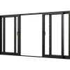 NTech Aluminium 4-Delad BlackLine Svart