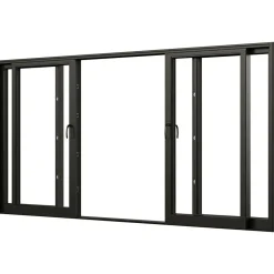 NTech Aluminium 4-Delad BlackLine Svart