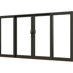 NTech Aluminium 4-Delad BlackLine Svart