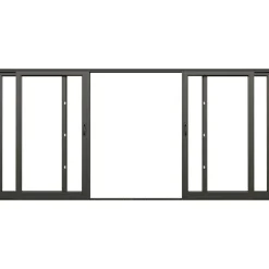 NTech Aluminium 4-Delad BlackLine Svart