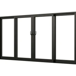 NTech Aluminium 4-Delad BlackLine Svart