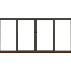 NTech Aluminium 4-Delad BlackLine Svart
