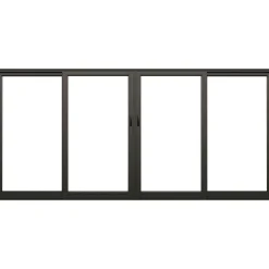 NTech Aluminium 4-Delad BlackLine Svart