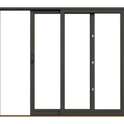 NTech Aluminium 2-Delad BlackLine Svart