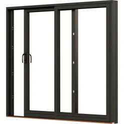 NTech Aluminium 2-Delad BlackLine Svart