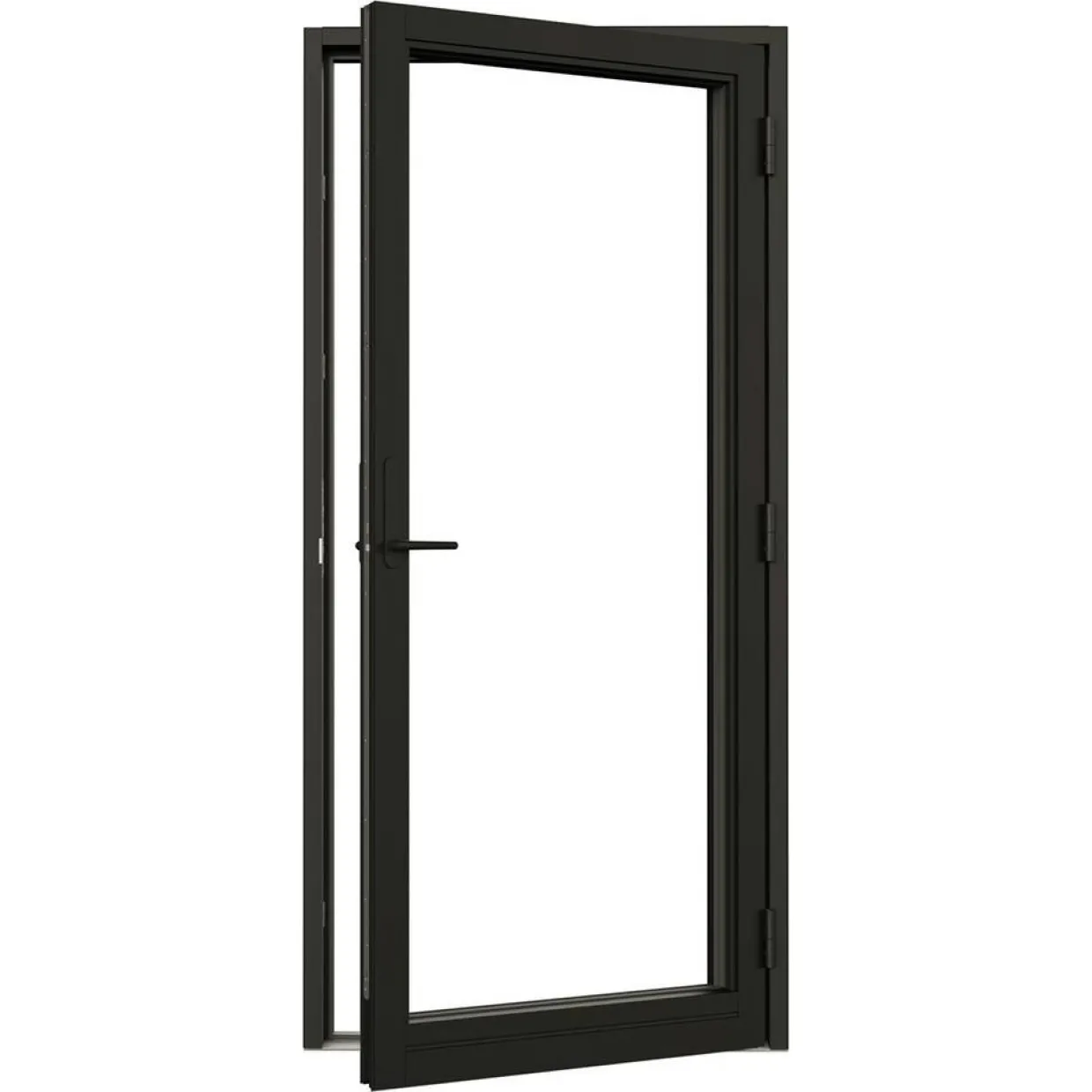 NTech Helglasad Aluminium BlackLine Svart