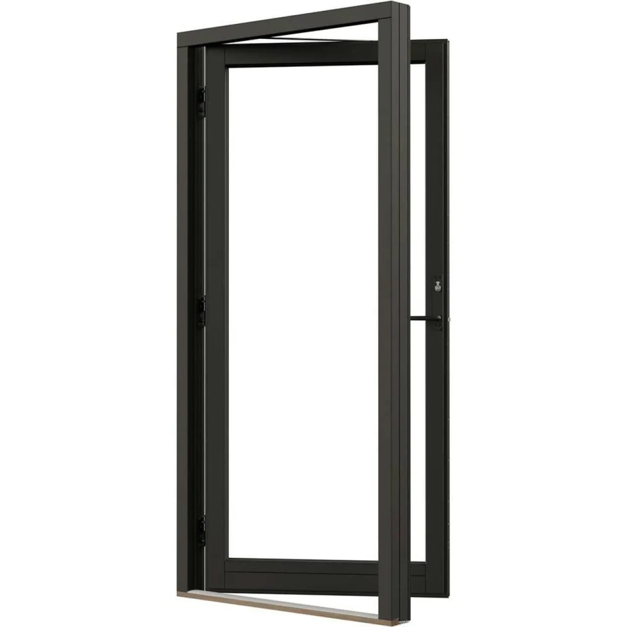 NTech Helglasad Aluminium BlackLine Svart