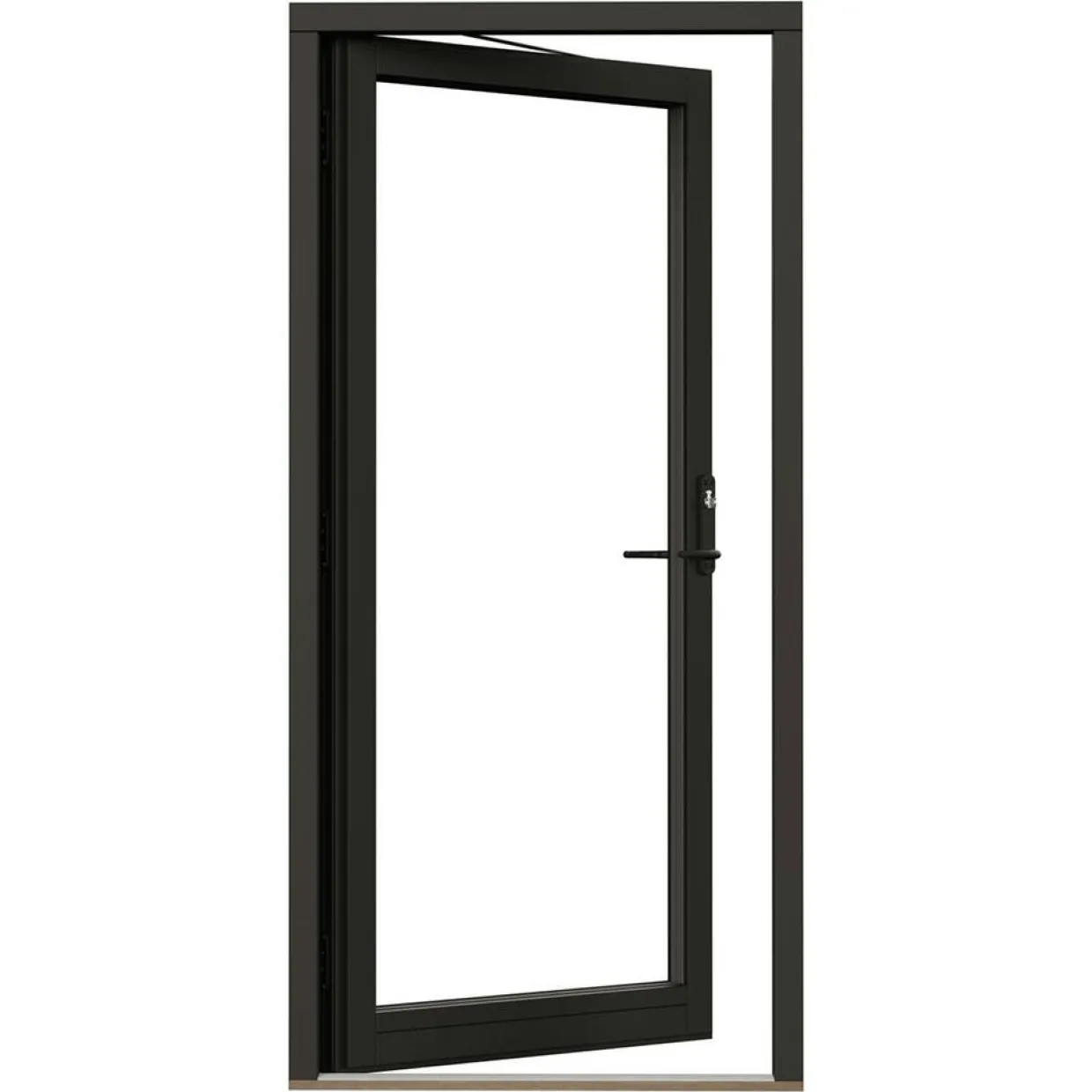 NTech Helglasad Aluminium BlackLine Svart