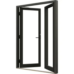 NTech Helglasad Aluminium BlackLine Svart