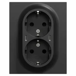 One USB 2-vägs Jordad Skruvanslutning