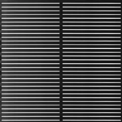 Osaka 180x180 cm Tryckimpregnerad grundmålad svart
