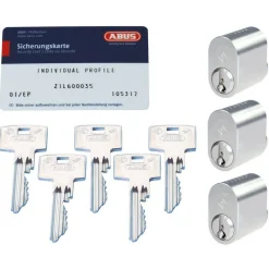 Oval ssf3 3-PACK Nycklar
