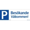 Parkering Besökande Välkommen