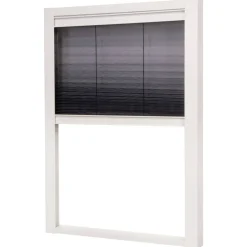 Plisserat Duo Fönster 1230X1600  mm Vit